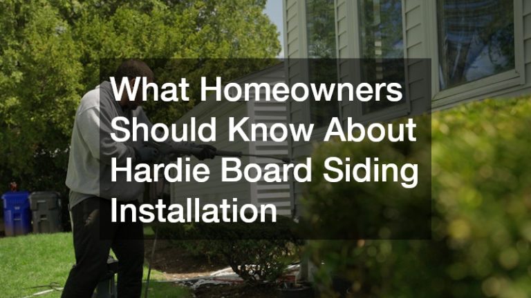 What Homeowners Should Know About Hardie Board Siding Installation